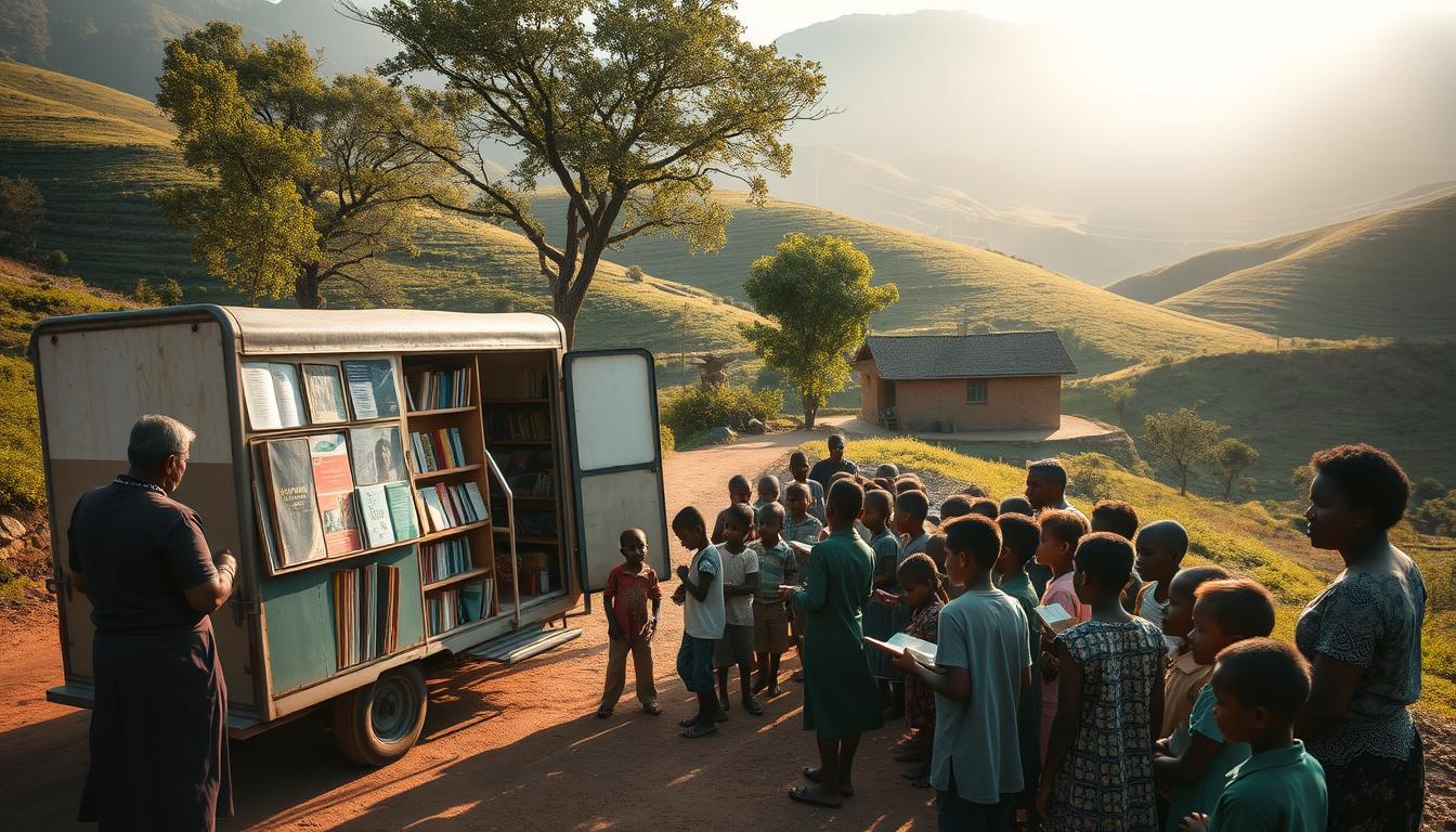 Guru dirikan perpustakaan keliling di desa terpencil