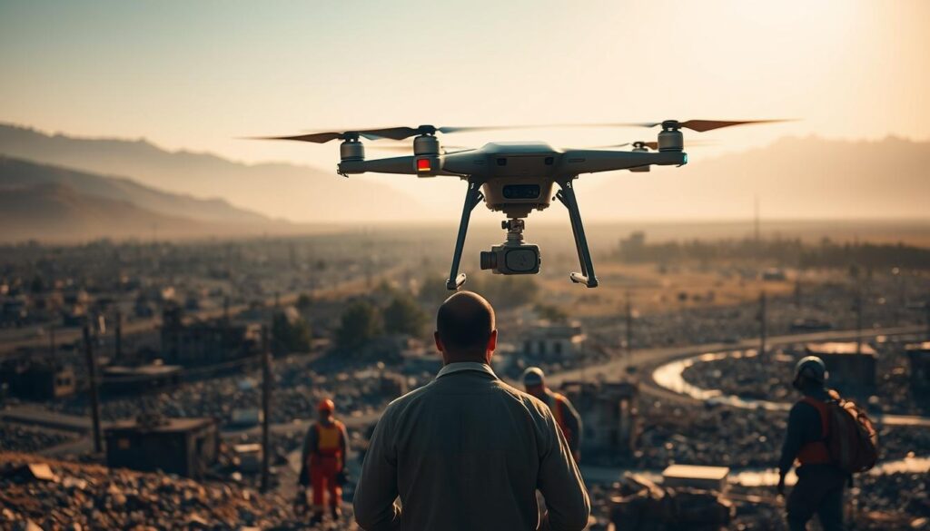Penggunaan drone dalam evakuasi bencana