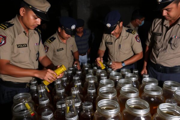 Polisi Amankan Ribuan Liter Miras Oplosan Jelang Hari Besar Polisi amankan ribuan liter miras oplosan jelang hari besar